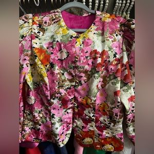 Vintage Floral Blazer